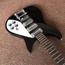 Wholesale and Hot selling OEM Custom Rickenback style black Electric Guitar supplier