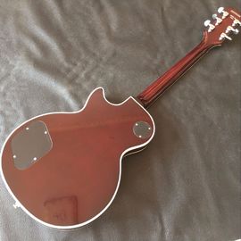 2017 line up custom 1959 R9 Tiger Flame LP Electric guitar,Chrome hardware,Chibson solid mahogany LP guitar supplier