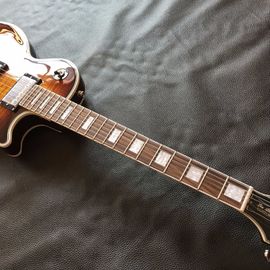 2017 line up custom 1959 R9 Tiger Flame LP Electric guitar,Chrome hardware,Chibson solid mahogany LP guitar supplier