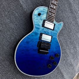 2017 line up custom New CUSTOM SHOP LP blue electric guitar, Rosewood fingerboard supplier