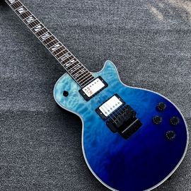 2017 line up custom New CUSTOM SHOP LP blue electric guitar, Rosewood fingerboard supplier