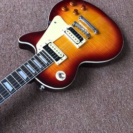 New standard LP Ebony fingerboard electric guitar, Flame Maple Top, musical instruments supplier