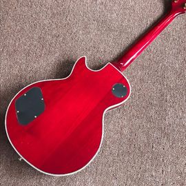 New style high-quality custom LP electric guitar, Burst color Quilte Maple red custom shop electric guitar supplier
