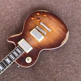 New style high-quality Custom Shop Limited Gibbons Pearly Gates Standard Relic LP Electric Guitar supplier