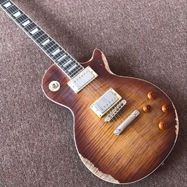 New style high-quality Custom Shop Limited Gibbons Pearly Gates Standard Relic LP Electric Guitar supplier