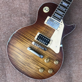 New high quality relic standard LP electric guitar, Tobacco burst, Tune-o-Matic bridge relic electric guitar supplier