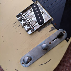 High quality relic remains TELE electric guitar, handmade TELE aged relic electric guitar supplier