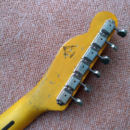 High quality relic remains TELE electric guitar, handmade TELE aged relic electric guitar supplier