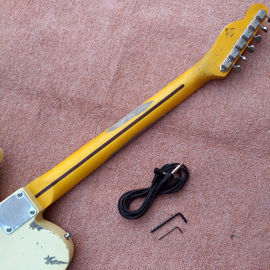 High quality relic remains TELE electric guitar, handmade TELE aged relic electric guitar supplier