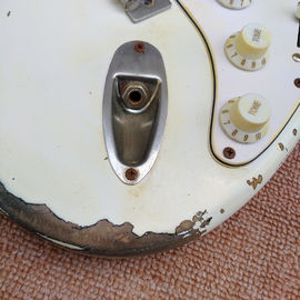 New style high quality relic remains ST electric guitar, handmade ST aged relic electric guitar supplier