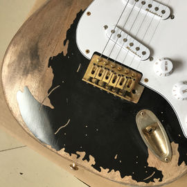 New style high quality custom relic ST electric guitar, Rosewood fingerboard relic electric guitar supplier