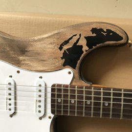 New style high quality custom relic ST electric guitar, Rosewood fingerboard relic electric guitar supplier