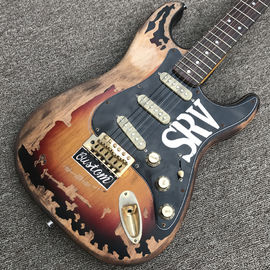 New high quality custom relic electric guitar, Rosewood Fingerboard relic electric guitar supplier