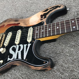 New high quality custom relic electric guitar, Rosewood Fingerboard relic electric guitar supplier