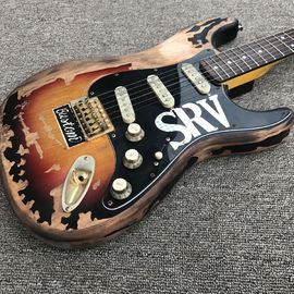 New high quality custom relic electric guitar, Rosewood Fingerboard relic electric guitar supplier