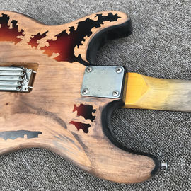 New high quality custom relic electric guitar, Rosewood Fingerboard relic electric guitar supplier