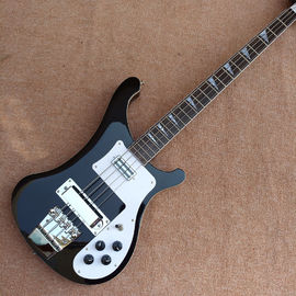 2018 Best Bass Top quality Rick 4003 model Ricken 4 strings Electric Bass guitar in black color, Chrome hardware supplier