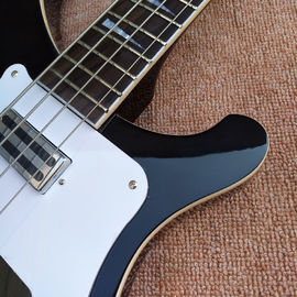 2018 Best Bass Top quality Rick 4003 model Ricken 4 strings Electric Bass guitar in black color, Chrome hardware supplier
