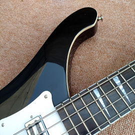 2018 Best Bass Top quality Rick 4003 model Ricken 4 strings Electric Bass guitar in black color, Chrome hardware supplier