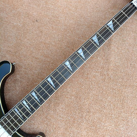 2018 Best Bass Top quality Rick 4003 model Ricken 4 strings Electric Bass guitar in black color, Chrome hardware supplier