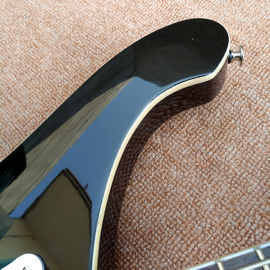2018 Best Bass Top quality Rick 4003 model Ricken 4 strings Electric Bass guitar in black color, Chrome hardware supplier