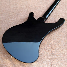 2018 Best Bass Top quality Rick 4003 model Ricken 4 strings Electric Bass guitar in black color, Chrome hardware supplier