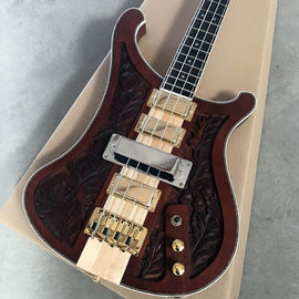 2018 new style high quality custom of carving high-quality custom 4 string bass guitar, ebony fingerboard supplier