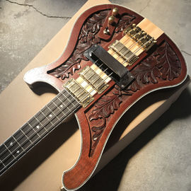 2018 new style high quality custom of carving high-quality custom 4 string bass guitar, ebony fingerboard supplier