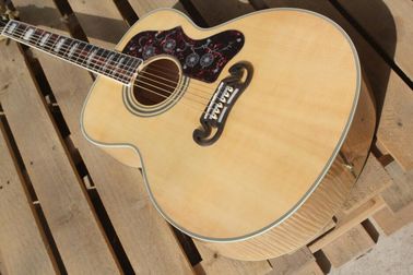 2018 New Chibson G200 acoustic guitar flame maple natrual GB G200 electric acoustic guitar supplier