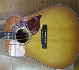 2018 New Chibson Orange burst Chibson H-Bird acoustic guitar GB honey burst color H-Bird electric acoustic guitar supplier