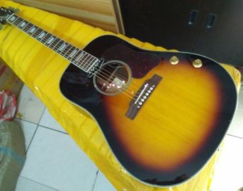 2018 New 3 tones Chibson G160E Acoustic guitar sunburst John Lennon G160 electric acoustic guitar supplier