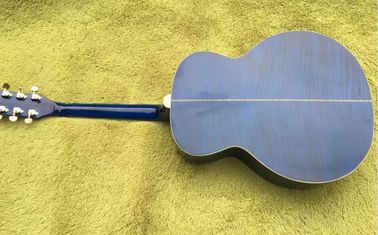 2018 Chibson G200 acoustic guitar transparent blue GB G200 electric acoustic presys blend Mic guitar Jumbo GB200 supplier