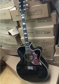 2018 black cutaway G200 acoustic guitar handmade spruce top single cut GB200 electric acoustic guitar supplier