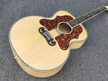 Abalone inlays 43 ' G200 classical acoustic Guitar,Ebony fret board,Solid spruce top,Tiger Flame Maple back G200 acousti supplier