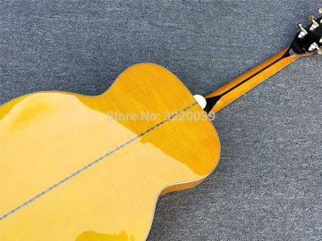 Tiger Flame Maple G200vs Acoustic Guitar / Factory New 43 inch Yellow G200 classical Acoustic Guitar supplier