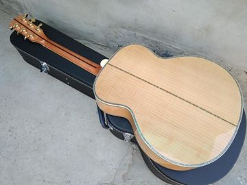 Nutual 43 &quot; G200 classical acoustic Guitar,Solid spruce top,Flame Maple back,Abalone inlay Ebony fret board supplier