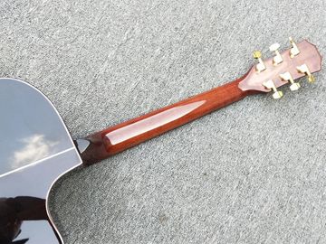 Left handed Cutaway 916 Acoustic guitar,Solid spruce top,Factory Ebony Fretboard Guitar,Abalone inlays OEM Guitar supplier