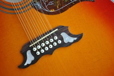 Customization 12 Strings acoustic guitar in Sunburst supplier