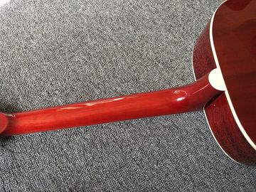 Left hand Acoustic guitar Cherry Sunburst hummingbird Acoustic Guitar+Factory customization supplier