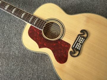 Left hand Acoustic Guitar 43 inches SJ200 Maple Acoustic Guitar Back / Side Tiger Stripes supplier