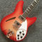Cherry red 24 frets and12 strings Rickenback 360 electric jazz guitar semi hollow Ricken 330 jazz guitar supplier