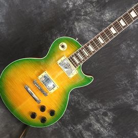 LP Custom Electric Guitar, Head and Body with Flaming Maple top supplier