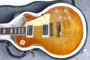 Solid Maple LP Electric guitar Tone Pro bridge, one piece Body and Neck,Bone nut, Aged Guitar parts supplier