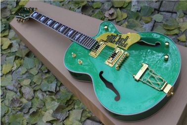 Jazz Electric Guitar,Bigsby and a gold hardware,Semi Hollow Body Archtop Guitar supplier