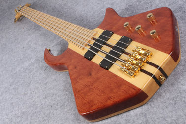 5 strings butterfly electric bass guitar Alien spider bass in neck thru body style supplier