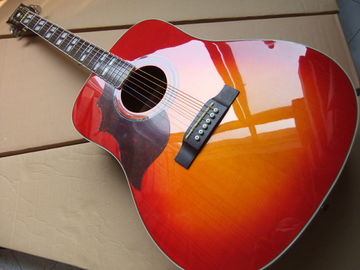 Hummingbird Acoustic Guitar Left Handed In Cherry Burst Mahogany body neck supplier
