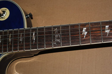 Wholesale new guitar mahogany body 3-piuckup LP Ace Frehley Signature blue electric guitar supplier