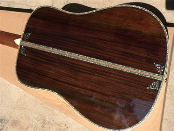 Wholesales custom 41&quot; 45D 20 frets solid Top Real peral inlay acoustic guitar with colorized shell edge supplier