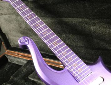 Quality sh covered pickup purple prince set in neck painted fretbard prince Electric guitar Guitar supplier