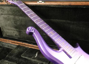 Quality sh covered pickup purple prince set in neck painted fretbard prince Electric guitar Guitar supplier